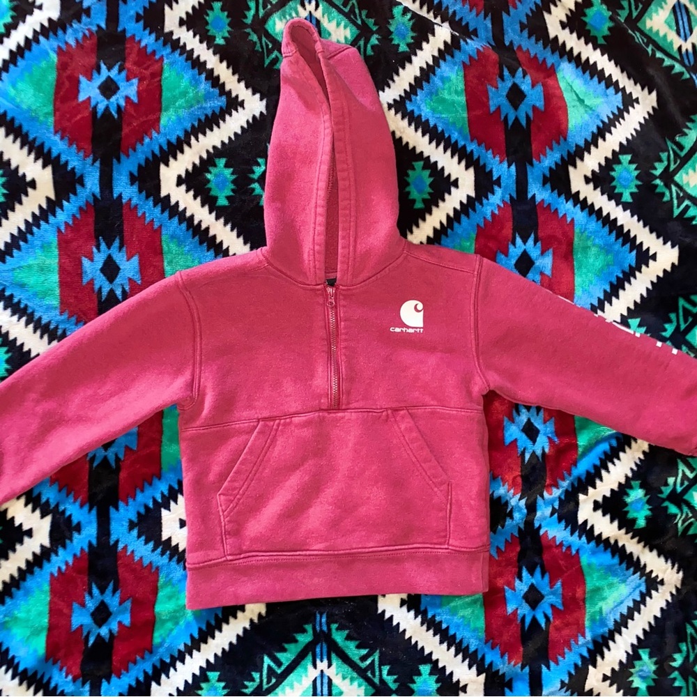 Carhartt Toddler Half Zip Hoodie/Sweatshirt